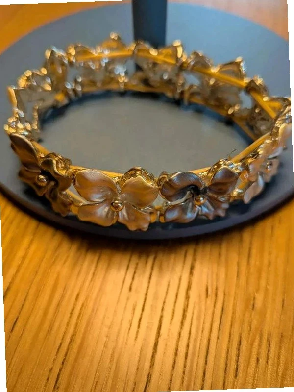 Vintage floral style stretch bracelet – photo 2